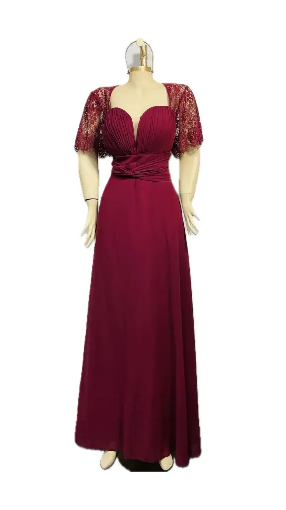 RED LACE WINE XL