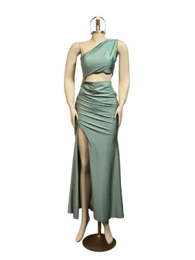 [112025303] ASYMMETRIC GREEN AQUA STD