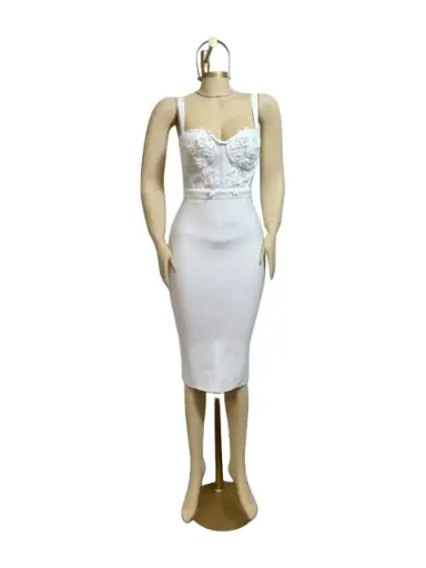 [112025321] WHITE LACE M 