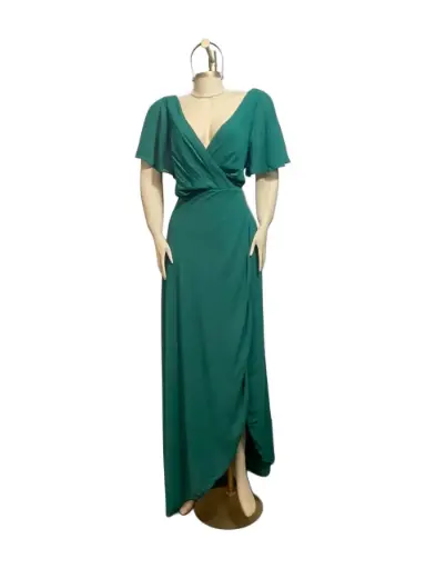 [112025332] GREEN OPEN NECK XL 