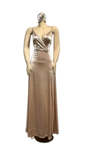 [112025348] BEIGE SATIN M